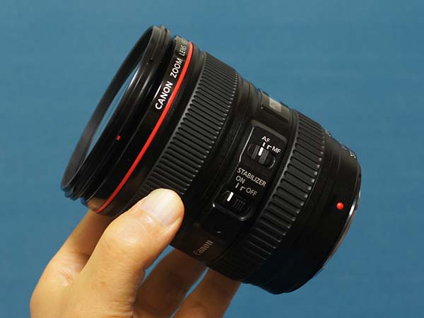 キヤノン EF24-105mm F4L IS USM /monoxデジカメ比較レビュー