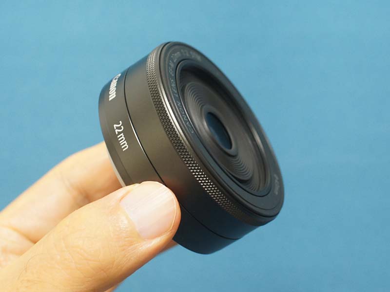キヤノン Canon EF-M22mm F2 STM /monox デジカメ 比較 レビュー
