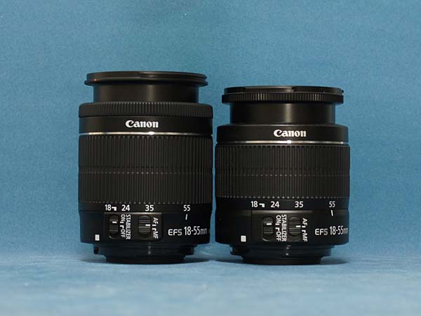 キヤノン EF-S18-55mmF3.5-5.6 IS STM Canon/monoxデジカメ比較レビュー