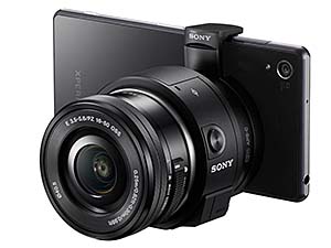 ソニー αQX1 ILCE-QX1 レンズ型のミラーレスカメラ /monoxデジカメ比較 